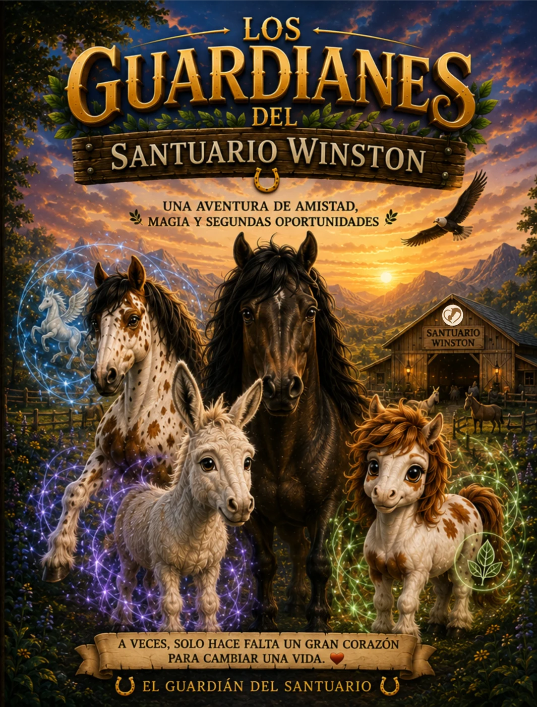 Portada de Los Guardianes del Santuario Winston